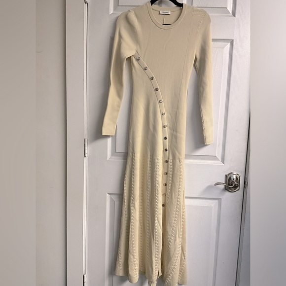 Jared Button Detail Midi Dress - Picture 4 of 5